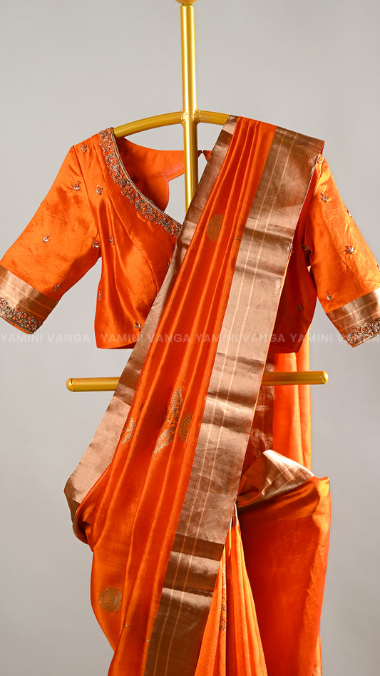 Orange Saree