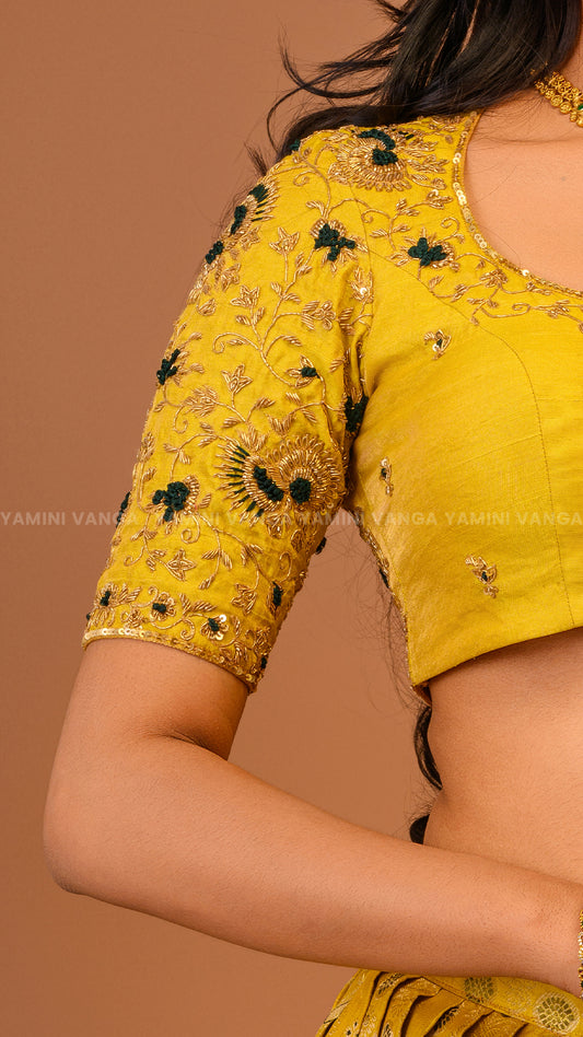 Elegant Ethnic Mustard Lehenga