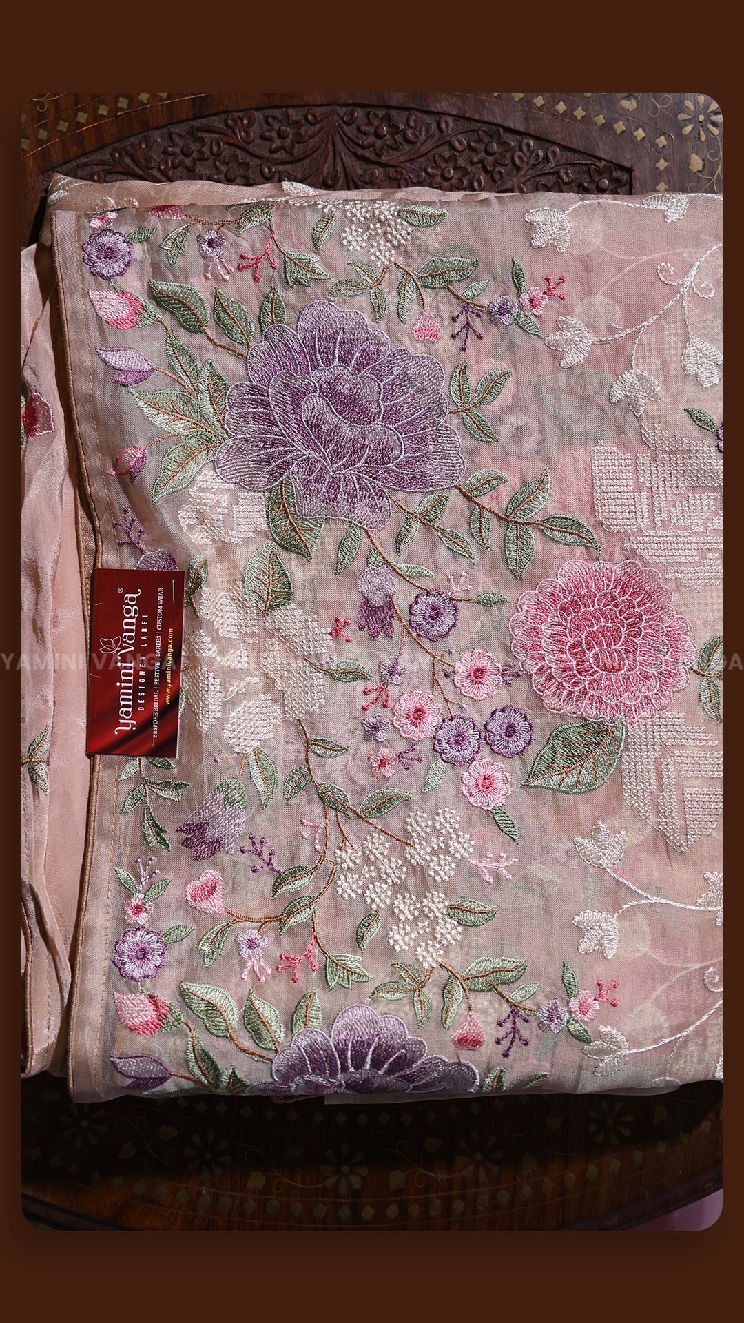 Elegant Floral Bloom Saree