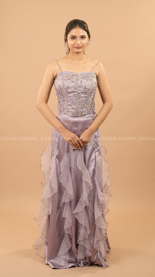 Ethereal Tulle Evening Gown