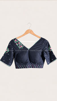 Signature Floral Threadwork Blouse