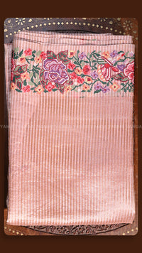 Floral Bloom Pink Silk Drape