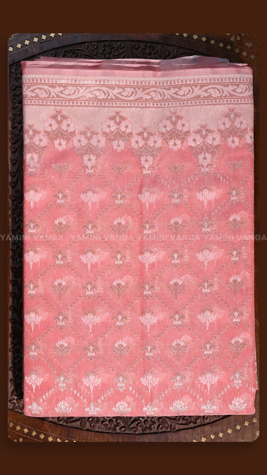 Classic Rose Pink Handloom Saree