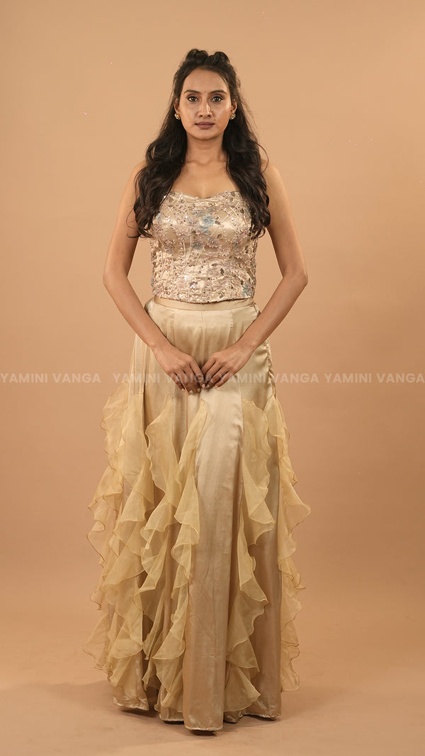 Ethnic Floor-Length Anarkali Gown