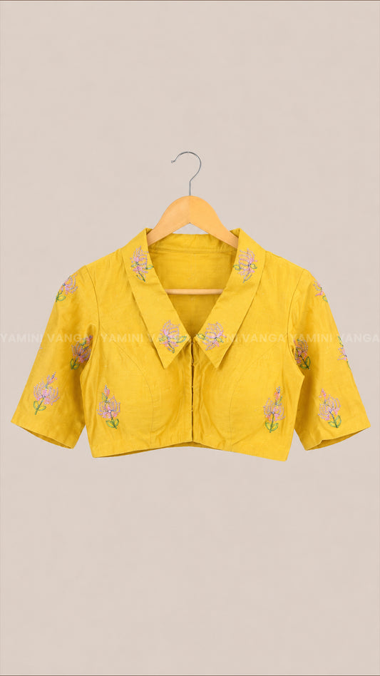 Sunshine Embroidered Crop Jacket