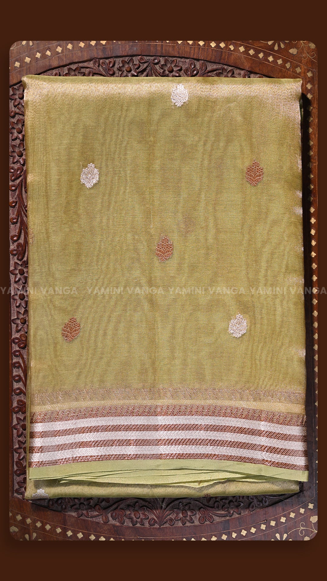 Artisanal Light Green Ethnic Saree