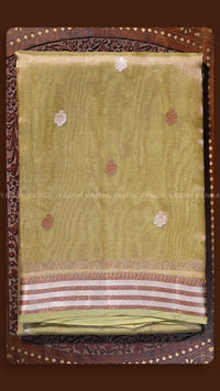 Artisanal Light Green Ethnic Saree