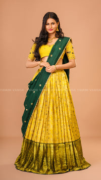 Elegant Ethnic Mustard Lehenga