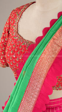 Royal Artisanal Lehanga in Pink