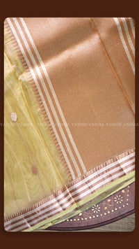 Artisanal Light Green Ethnic Saree