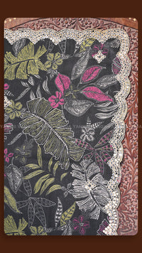 Royal Petal Noir Handloom Saree