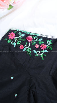 Signature Floral Threadwork Blouse