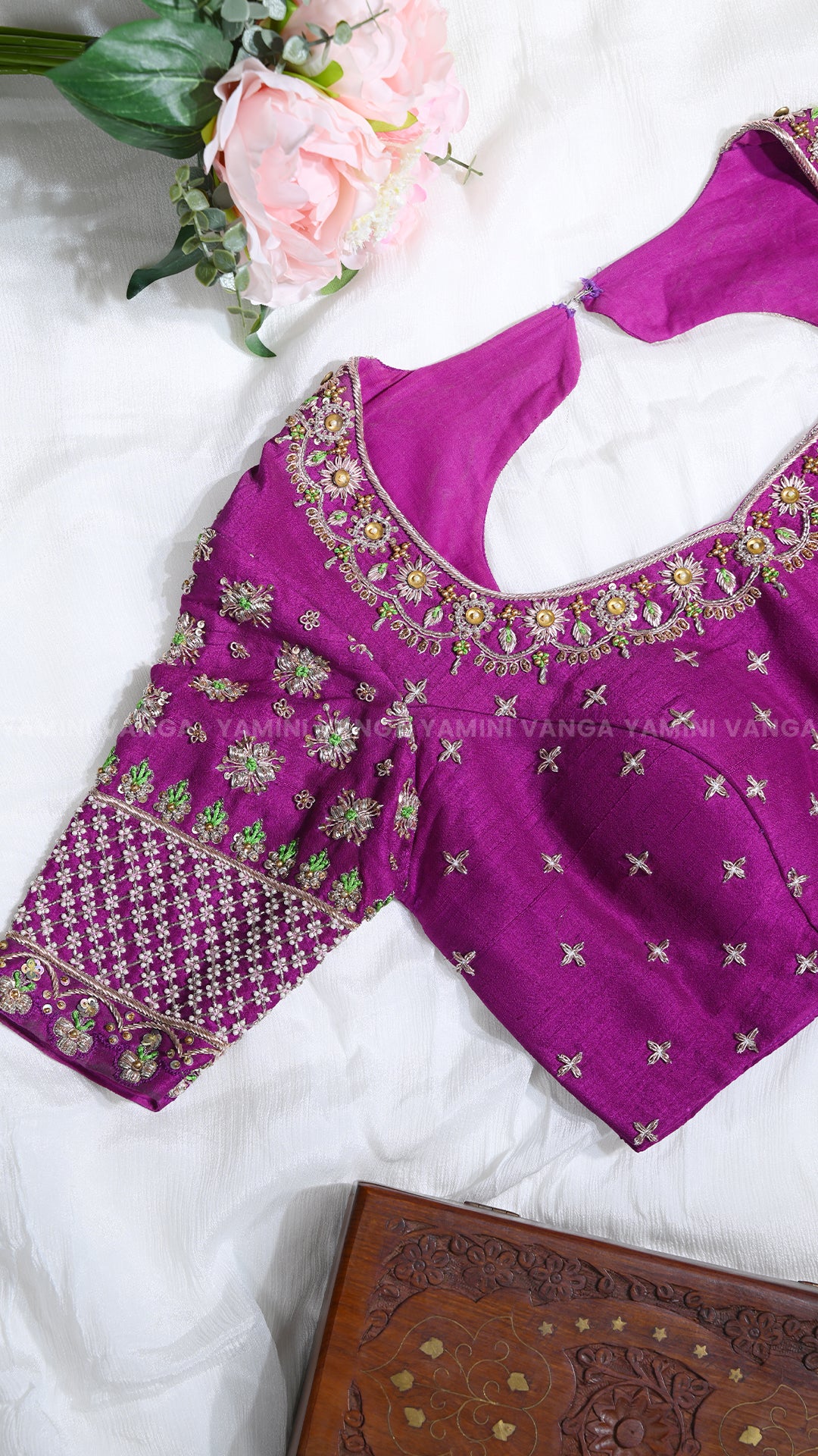 Magenta Blouse