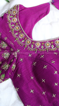 Magenta Blouse