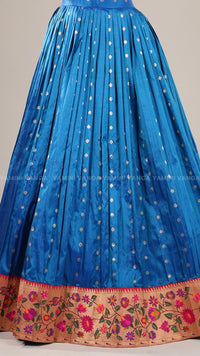 The Timeless Pink & Blue Ensemble Lehanga Set