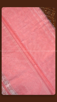 Classic Rose Pink Handloom Saree