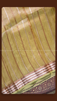 Artisanal Light Green Ethnic Saree