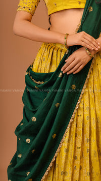 Elegant Ethnic Mustard Lehenga