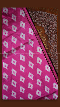 Classic Pink & Gold Zari Woven Saree