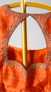 Orange Saree