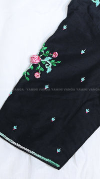Signature Floral Threadwork Blouse