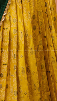 Elegant Ethnic Mustard Lehenga