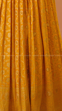 Graceful Mustard Yellow Ethnic Lehenga