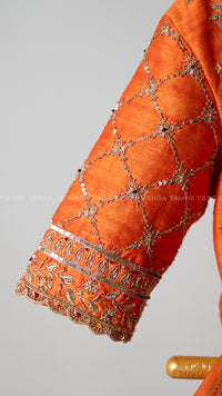 Orange Saree
