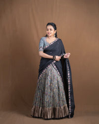 Premium Midnight Statement Saree