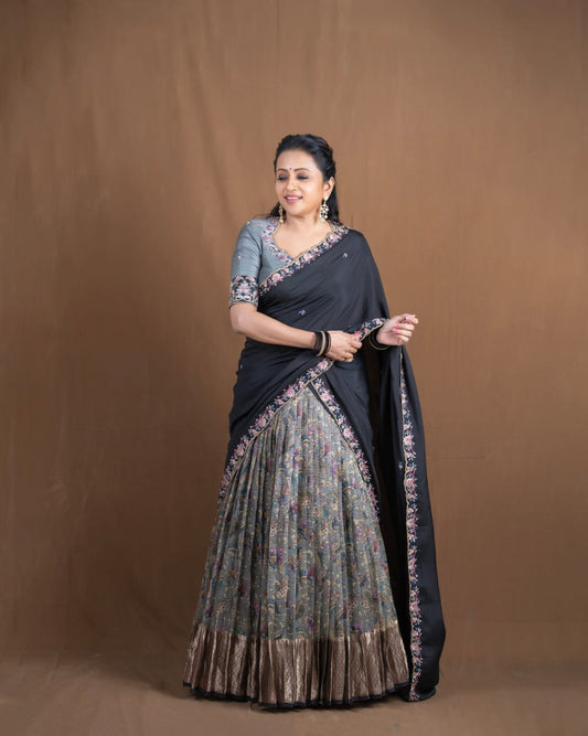 Premium Midnight Statement Saree